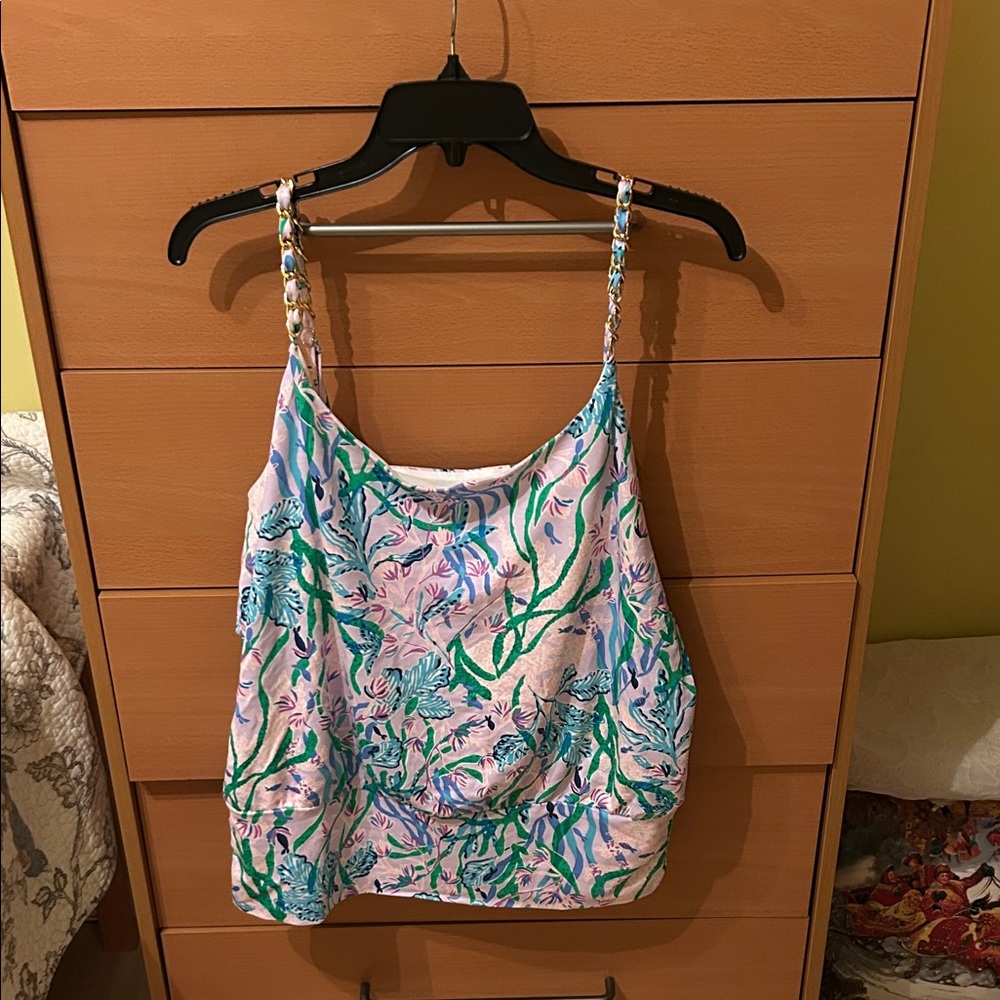 Lilly Pulitzer Colorful Floral Tank Top